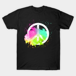 Peace of a Rainbow - Sherbet T-Shirt